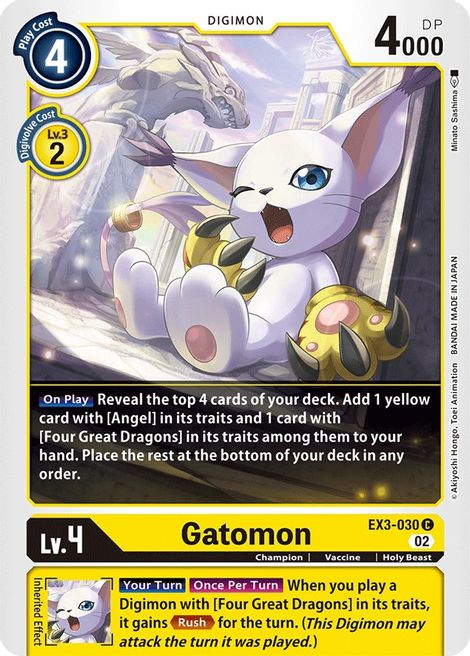 Gatomon EX3-030 [ Inglese / Giapponese ]