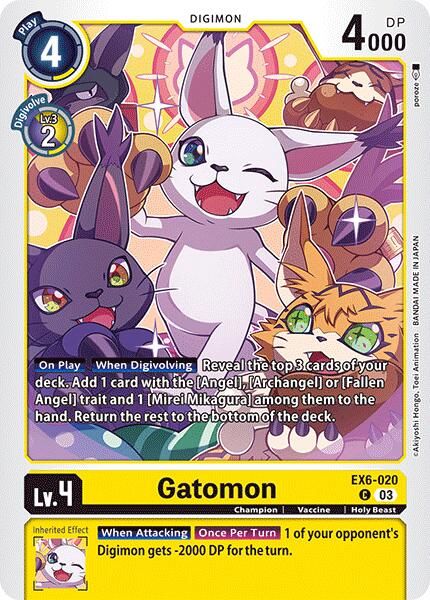 Gatomon EX6-020 [ Inglese / Giapponese ]