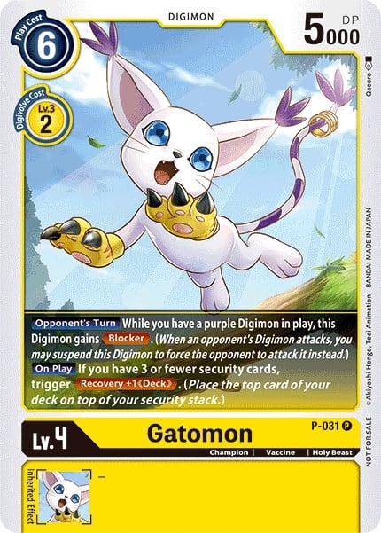 Gatomon P-031 [ Inglese / Giapponese ]