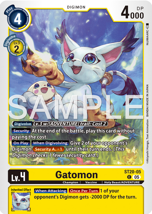 Gatomon ST20-05 [ Inglese / Giapponese ]