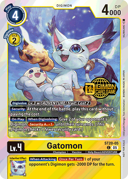 Gatomon ST20-05 [ Inglese / Giapponese ]