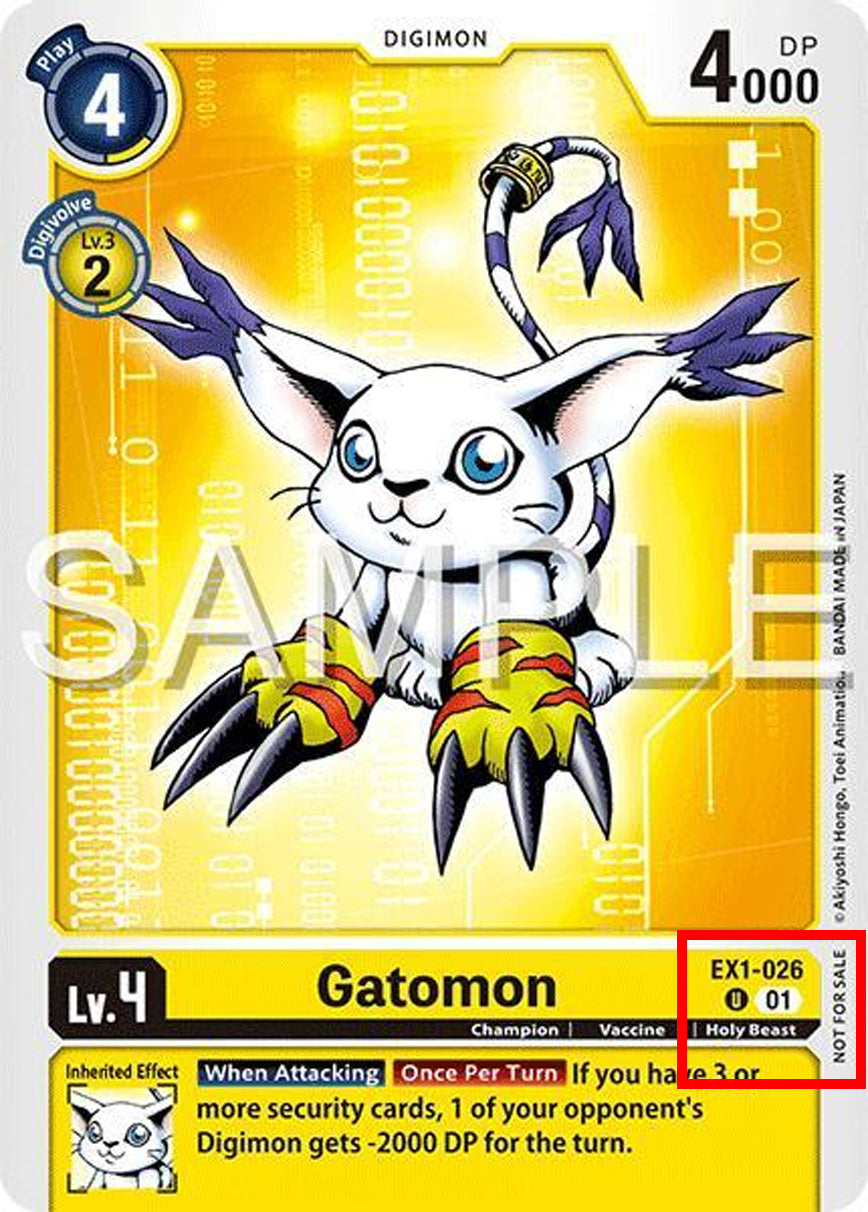Gatomon EX1-026 [ Inglese / Giapponese ]