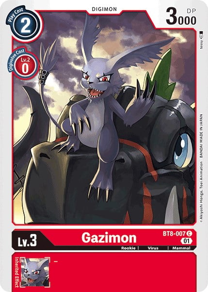 Gazimon BT8-007 [ Inglese / Giapponese ]