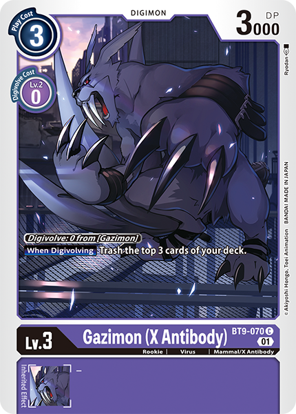 Gazimon BT9-070 [ Inglese / Giapponese ]