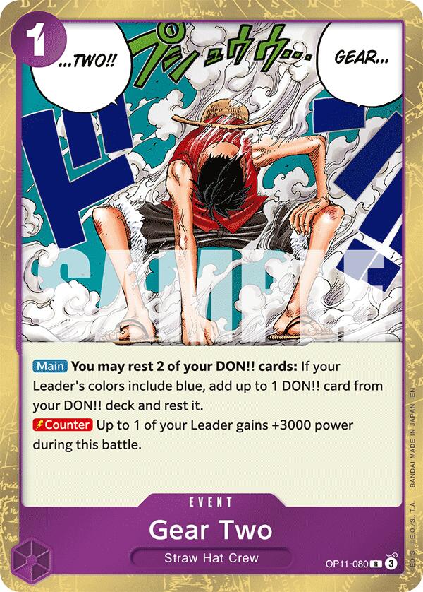 Gear Two OP11-080 [ Inglese / Giapponese / Francese / Cinese Semplificato ]