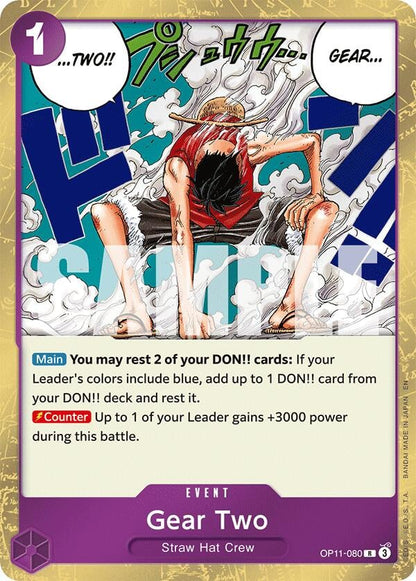 Gear Two OP11-080 [ Inglese / Giapponese / Francese / Cinese Semplificato ]