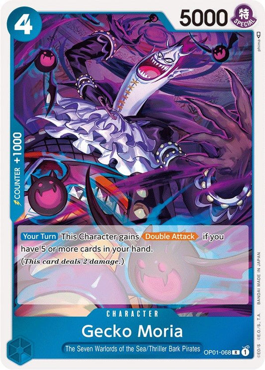 Gecko Moria OP01-068 [ Inglese / Giapponese / Francese / Cinese Semplificato ]