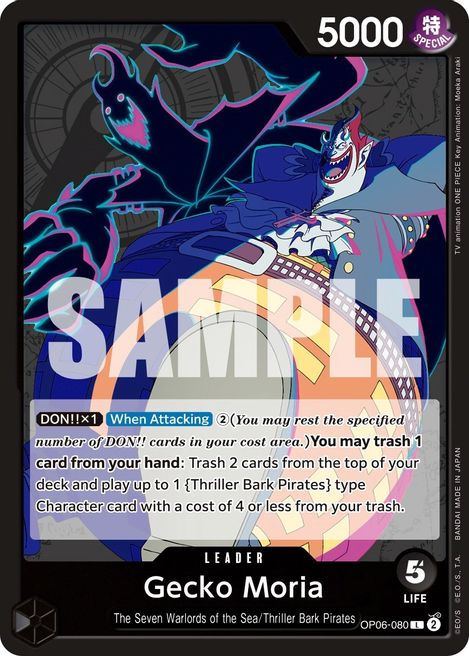Gecko Moria OP06-080 [ Inglese / Giapponese / Francese / Cinese Semplificato ]