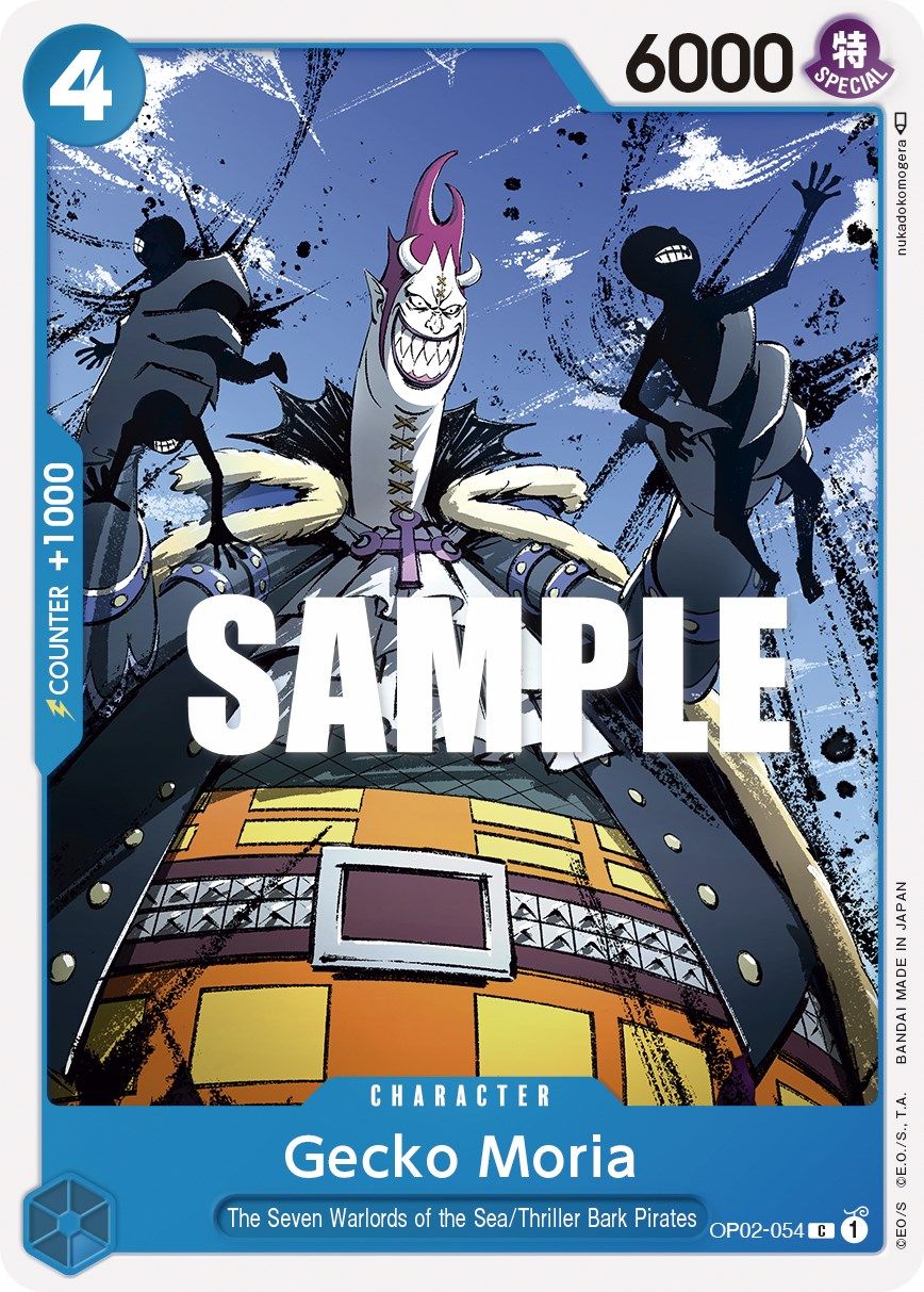 Gecko Moria OP02-054 [ Inglese / Giapponese / Francese / Cinese Semplificato ]