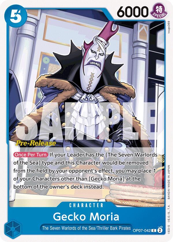Gecko Moria OP07-042 [ Inglese / Giapponese / Francese / Cinese Semplificato ]
