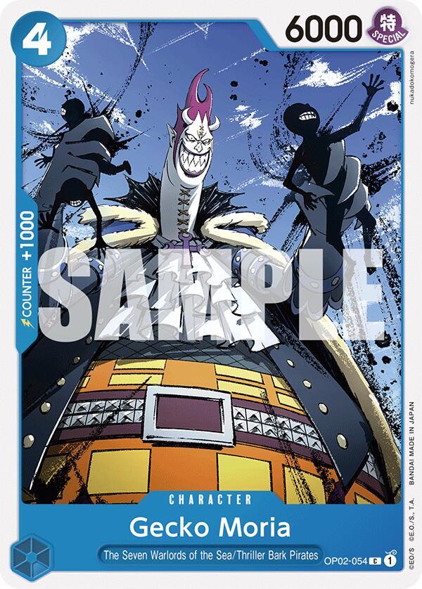 Gecko Moria OP02-054 [ Inglese / Giapponese / Francese / Cinese Semplificato ]