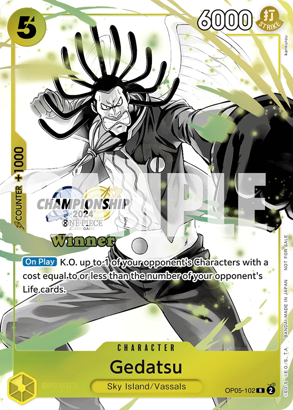 Gedatsu OP05-102 [ Inglese / Giapponese / Francese / Cinese Semplificato ]