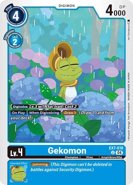 Gekomon EX7-018 [ Inglese / Giapponese ]