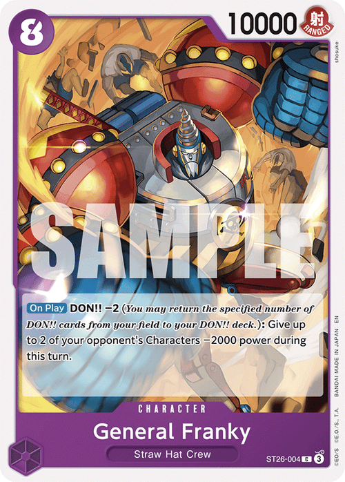 General Franky ST26-004 [ Inglese / Giapponese / Francese / Cinese Semplificato ]