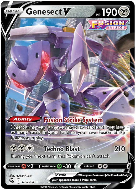 Genesect V - Colpo Fusione 185/264 [ Italiano / Inglese ]
