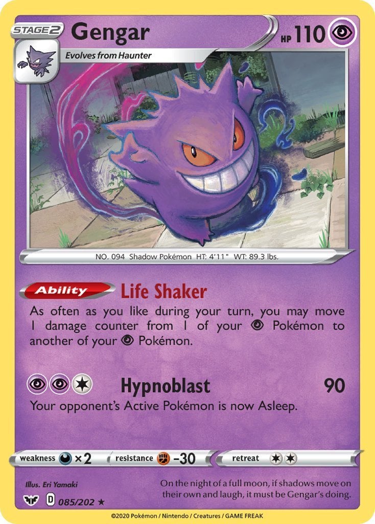 Gengar - Spada e Scudo 085/202 [ Italiano / Inglese ]