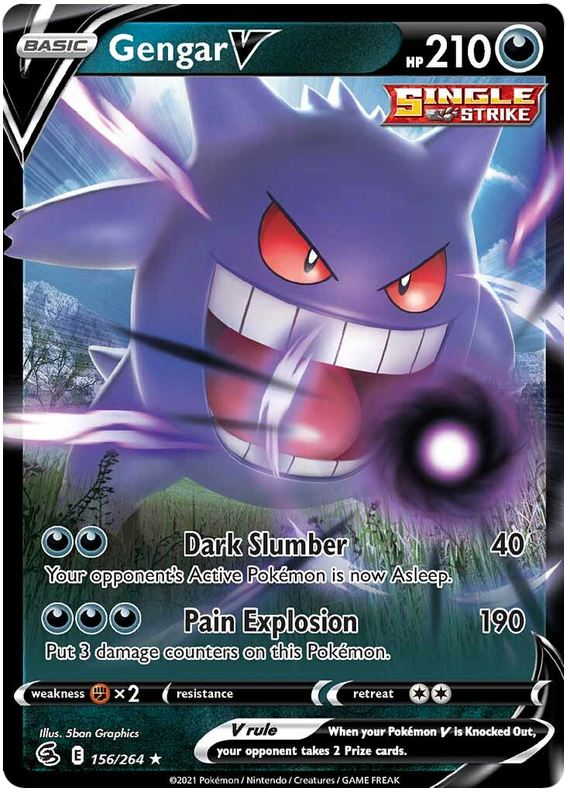 Gengar V - Colpo Fusione 156/264 [ Italiano / Inglese ]