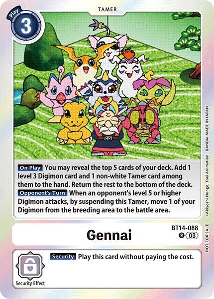 Gennai BT14-088 [ Inglese / Giapponese ]