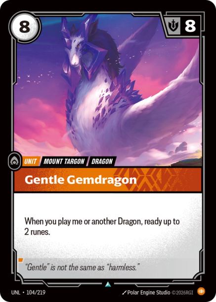 Gentle Gemdragon (Uncommon) [ Inglese / Cinese Semplificato ]