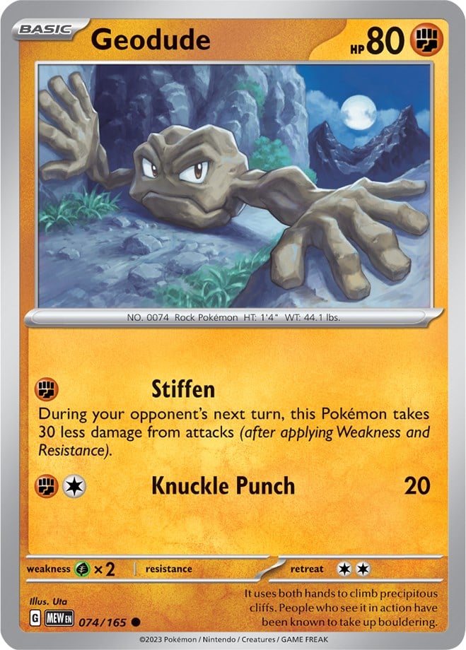 Geodude - 151 074/165 [ Italiano / Inglese ]