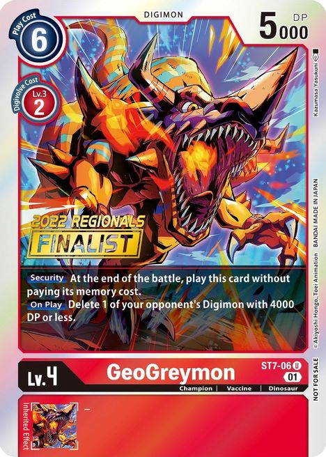 GeoGreymon ST7-06 [ Inglese / Giapponese ]