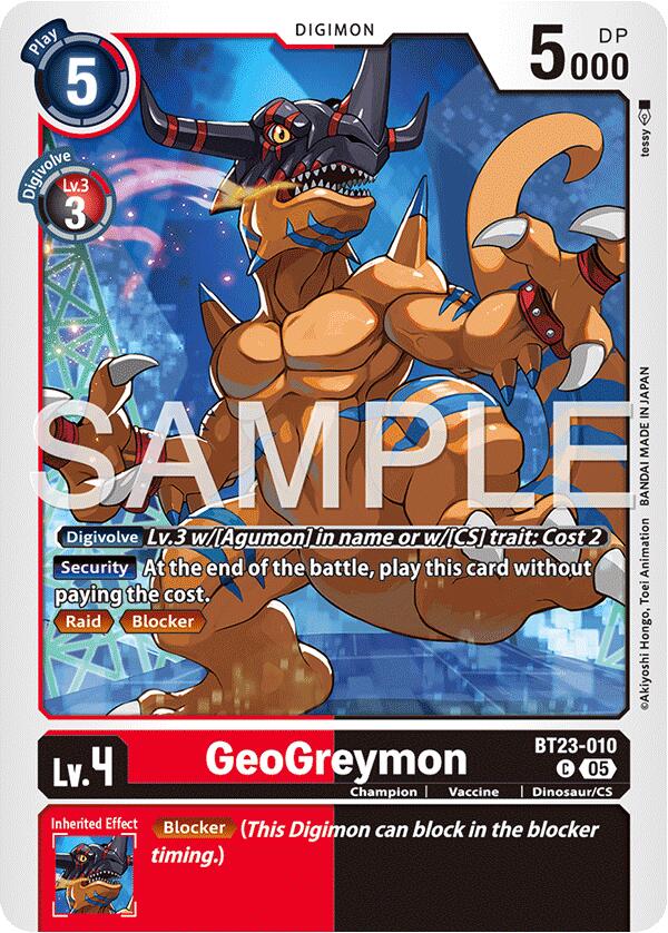 GeoGreymon BT23-010 [ Inglese / Giapponese ]