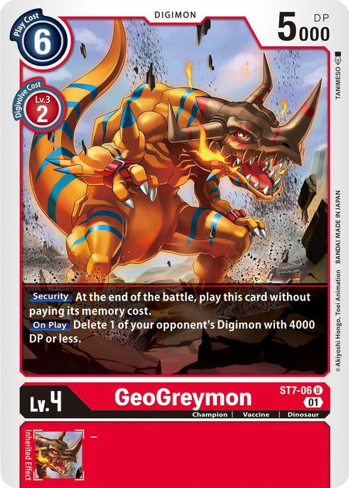 GeoGreymon ST7-06 [ Inglese / Giapponese ]