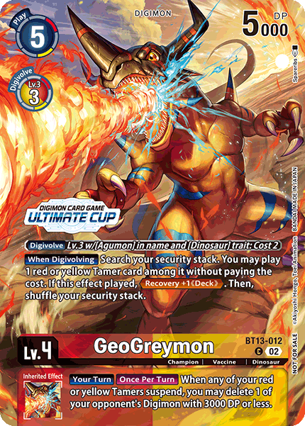 Geogreymon BT13-012 [ Inglese / Giapponese ]