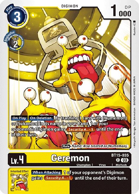 Geremon BT15-035 [ Inglese / Giapponese ]