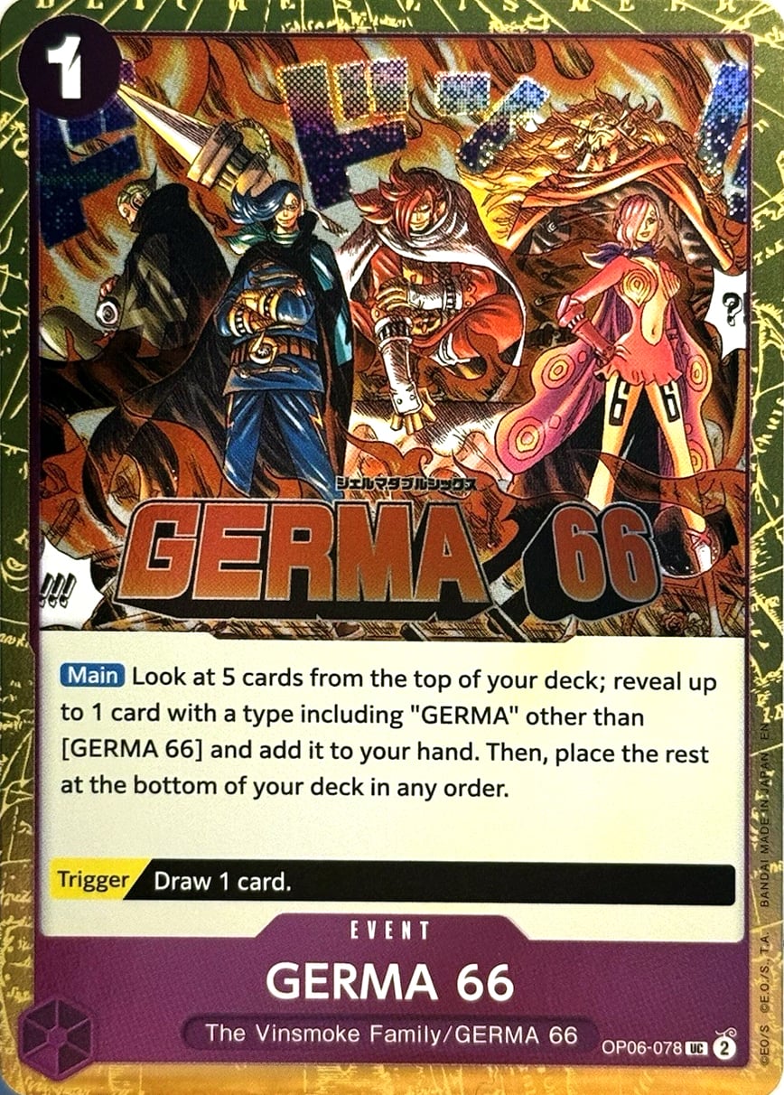 GERMA 66 OP06-078 [ Inglese / Giapponese / Francese / Cinese Semplificato ]