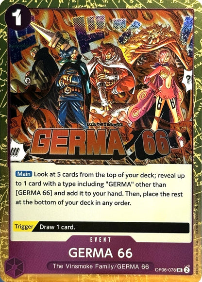 GERMA 66 OP06-078 [ Inglese / Giapponese / Francese / Cinese Semplificato ]
