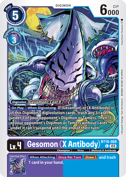 Gesomon BT16-069 [ Inglese / Giapponese ]