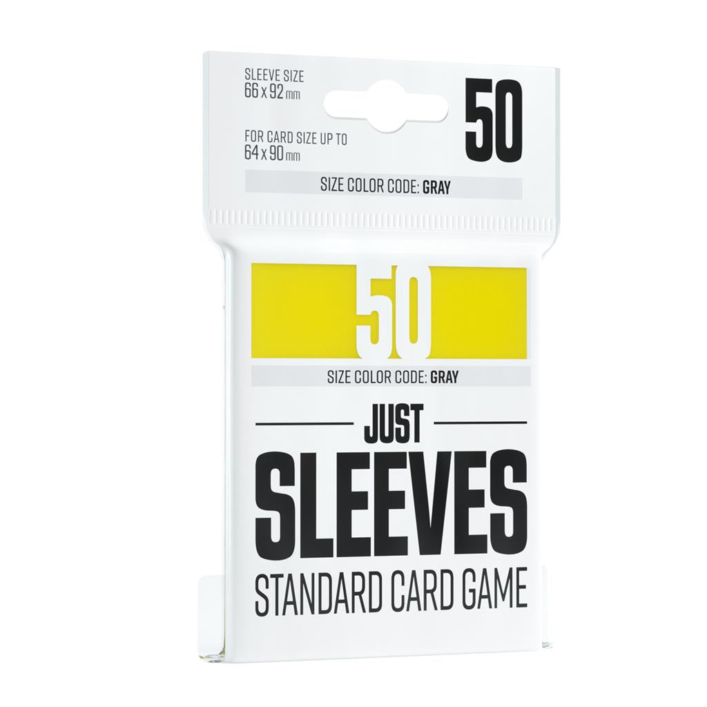 Just Sleeves Standard Card Game Gialle – 50 Bustine Protettive 66 x 92 mm