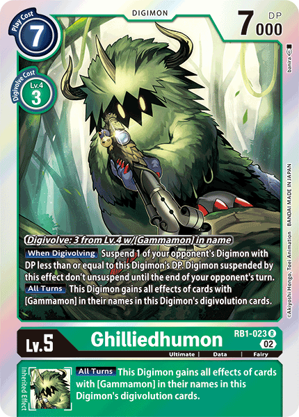 Ghilliedhumon RB1-023 [ Inglese / Giapponese ]