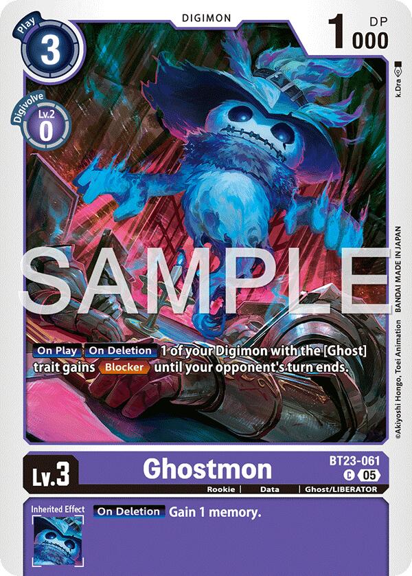 Ghostmon BT23-061 [ Inglese / Giapponese ]