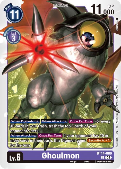Ghoulmon BT14-080 [ Inglese / Giapponese ]