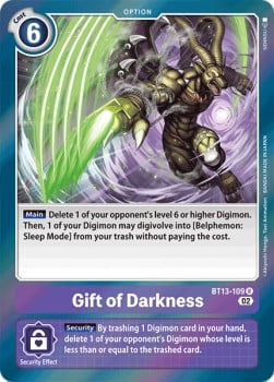 Gift of Darkness BT13-109 [ Inglese / Giapponese ]