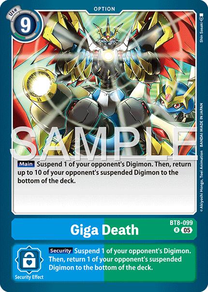 Giga Death BT8-099 [ Inglese / Giapponese ]
