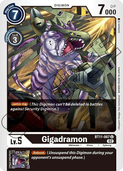 Gigadramon BT11-067 [ Inglese / Giapponese ]