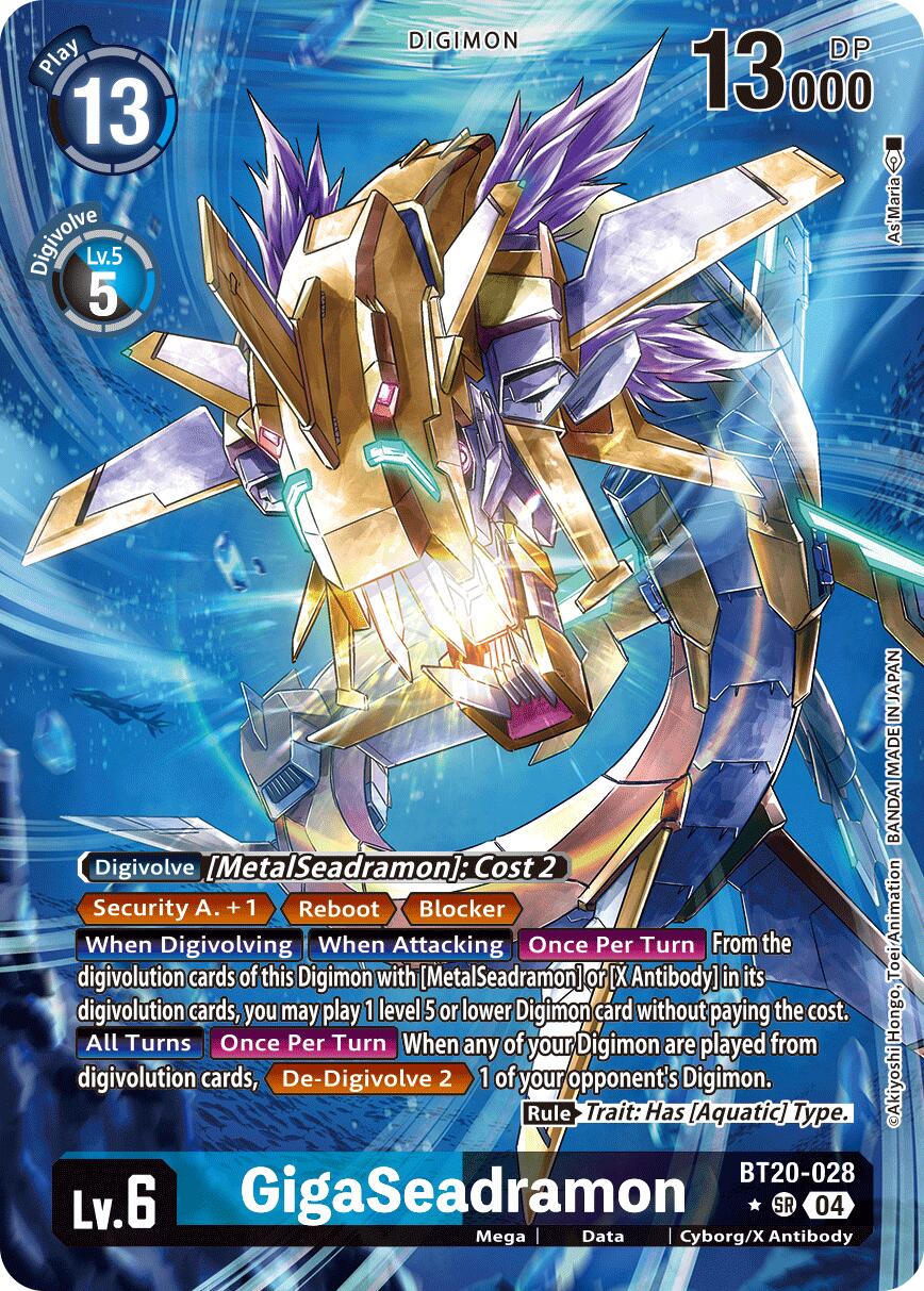 GigaSeadramon BT20-028 [ Inglese / Giapponese ]