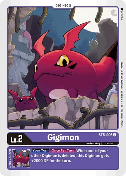 Gigimon BT5-006 [ Inglese / Giapponese ]