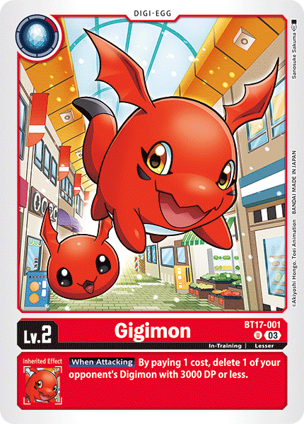 Gigimon BT17-001 [ Inglese / Giapponese ]
