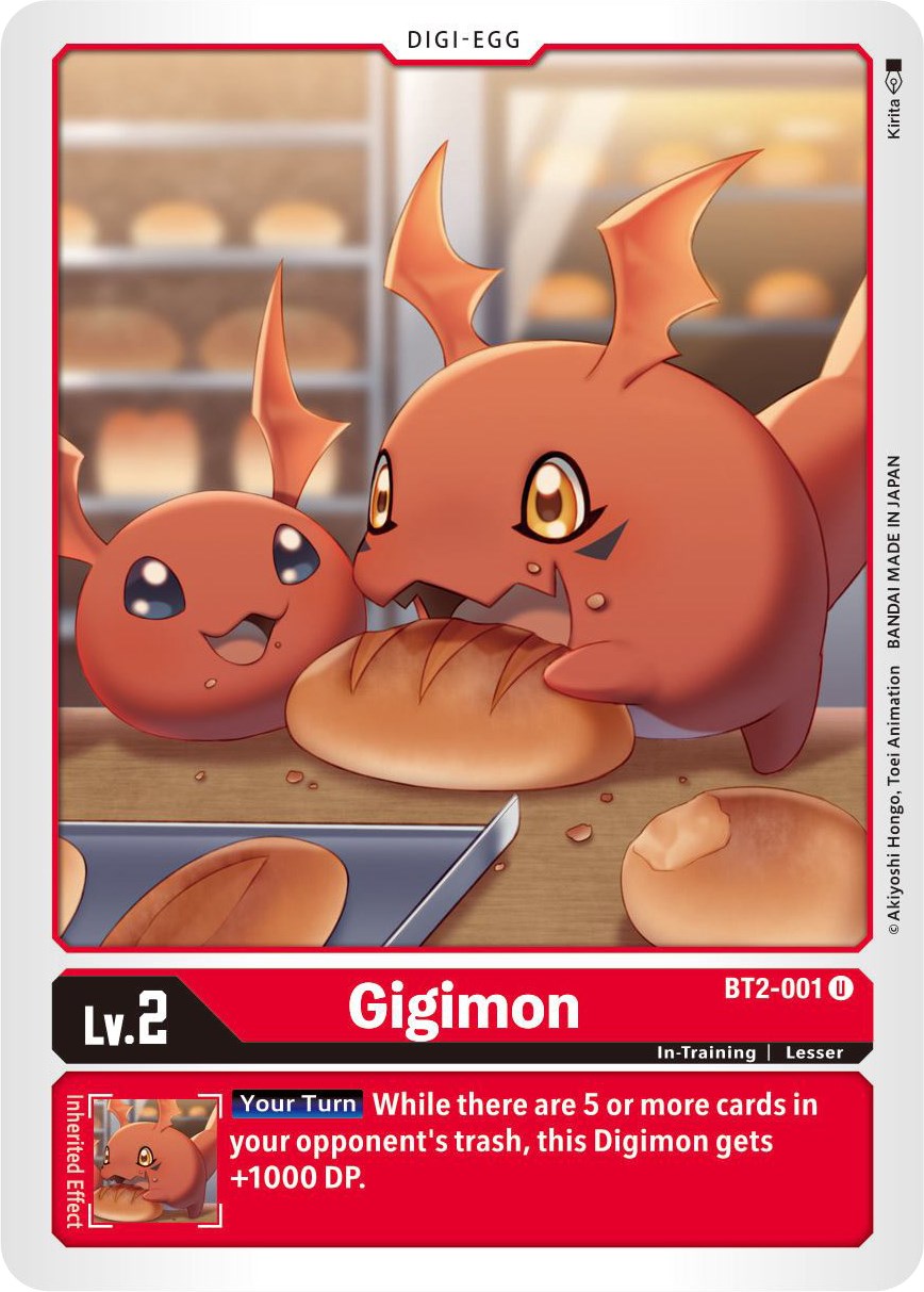 Gigimon BT2-001 [ Inglese / Giapponese ]