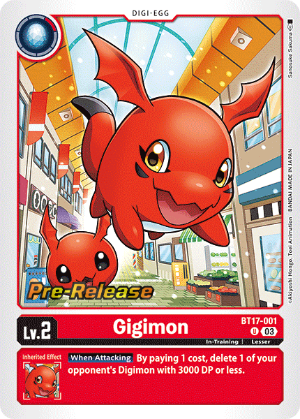 Gigimon BT17-001 [ Inglese / Giapponese ]