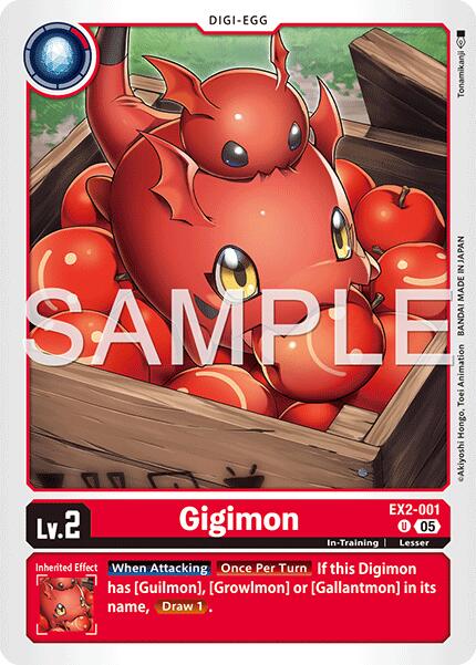 Gigimon EX2-001 [ Inglese / Giapponese ]