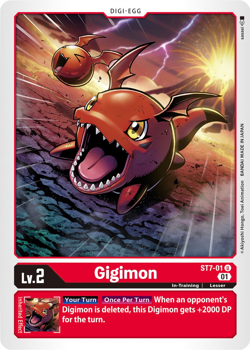 Gigimon ST7-01 [ Inglese / Giapponese ]