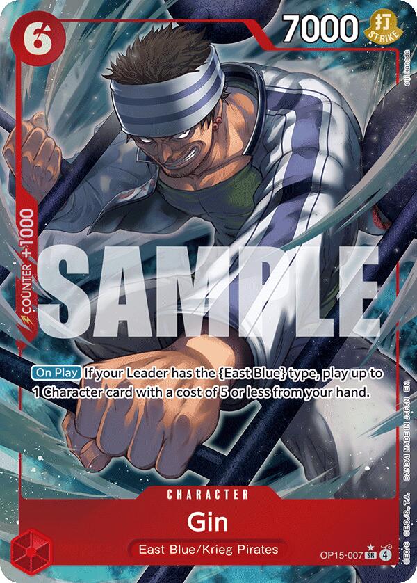 Gin OP15-007 [ Inglese / Giapponese / Francese / Cinese Semplificato ]