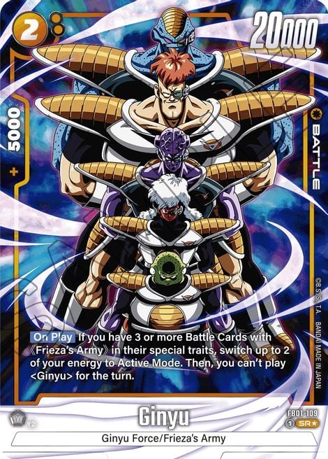 Ginyu FB01-109 [ Inglese / Giapponese ]