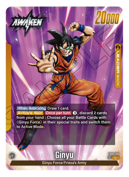 Ginyu FB01-104 [ Inglese / Giapponese ]