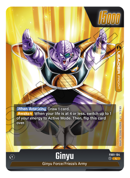 Ginyu FB01-104 [ Inglese / Giapponese ]